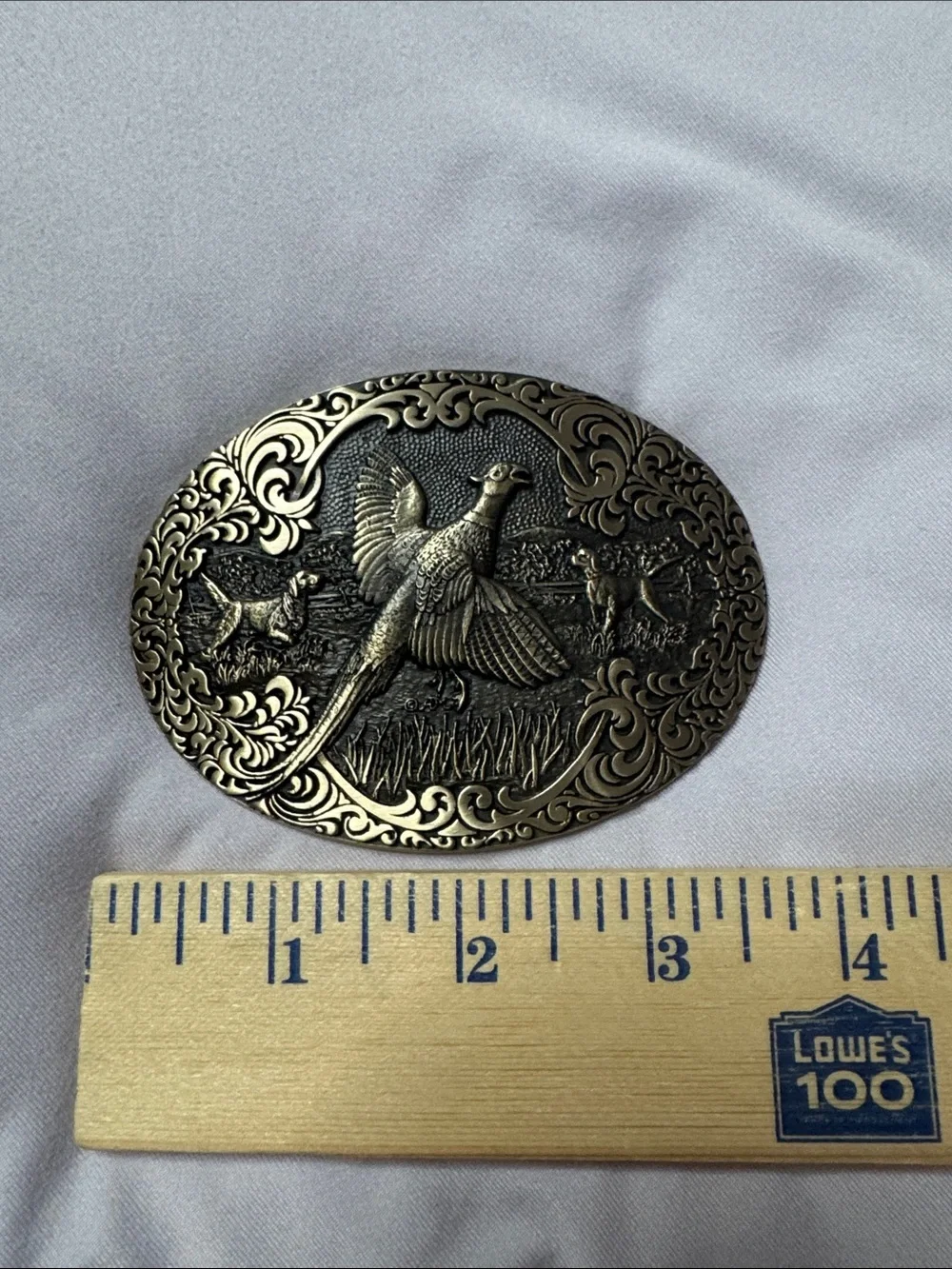 Vintage solid brass